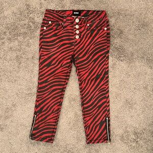 Girls Hudson zebra jeans